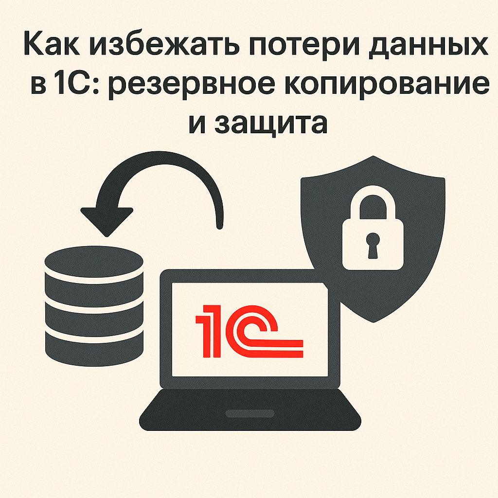 потеря базы 1С означает остановку работы.